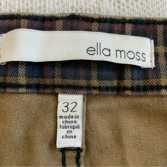Ella Moss High-Rise Plaid Skinny Ankle Jeans - Picture 6 of 12